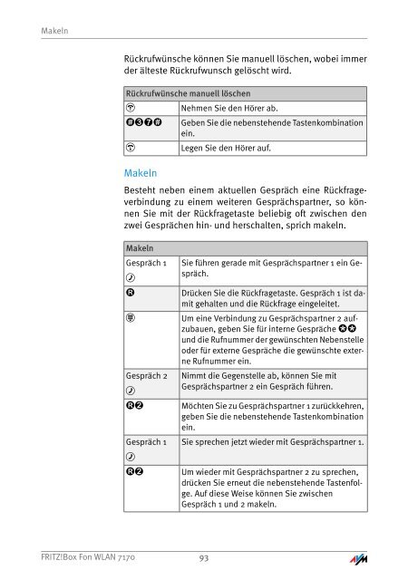 Handbuch FRITZ!Box Fon WLAN 7170 - Unitymedia