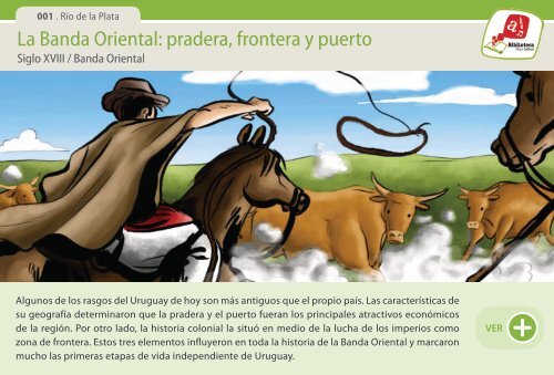 La Banda Oriental: pradera, frontera y puerto - Manosanta