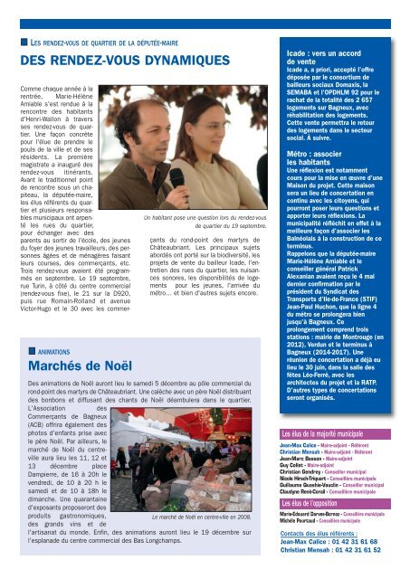 Journal de quartier Henri-Wallon [1] nÂ° 29 - dÃ©cembre 2009 - Bagneux