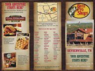 Bass Pro Shops Kodak Brochure (865) 932-5600 - The Great Smoky ...