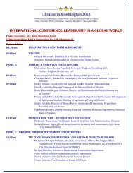 Download Full Program - US-Ukraine Foundation