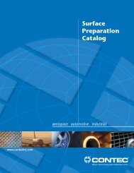 Industrial Surface Preparation Catalog - Contec