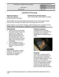 Farrowing Checklist & Photos