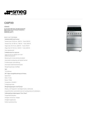 C6IPX9 - Smeg