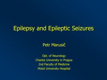 Epilepsy and Epileptic Seizures