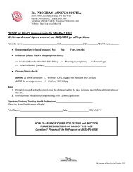 Order Form for Rh o (D) Immune Globulin, HRM Version