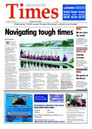 Devonport Times - 17 October 2008 - Devonport City Council