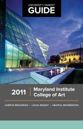 2011 Maryland Institute College of Art - University Parent