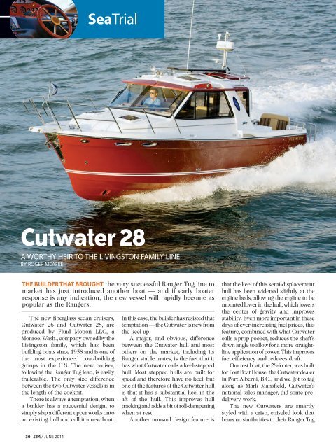 Cutwater 28 - Cutwater Boats