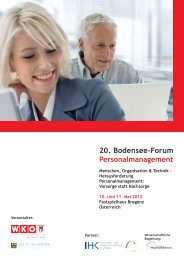 20. Bodensee-Forum Personalmanagement