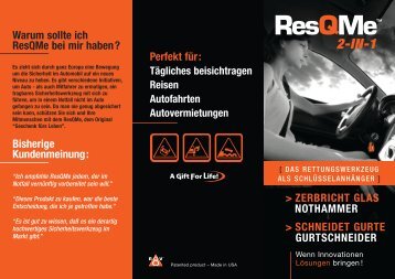 ResQMe Produktinformation - deutsch