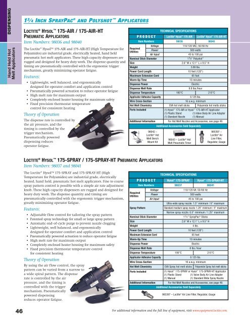 equipment sourcebook - Loctite.ph