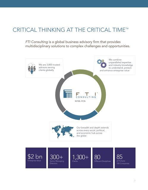 OFFICE OF THE CFO - FTI Consulting