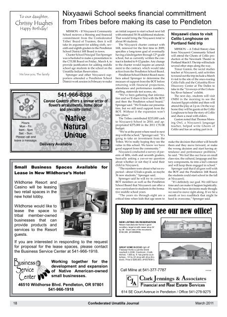 Confederated Umatilla Journal - Confederated Tribes of the Umatilla ...