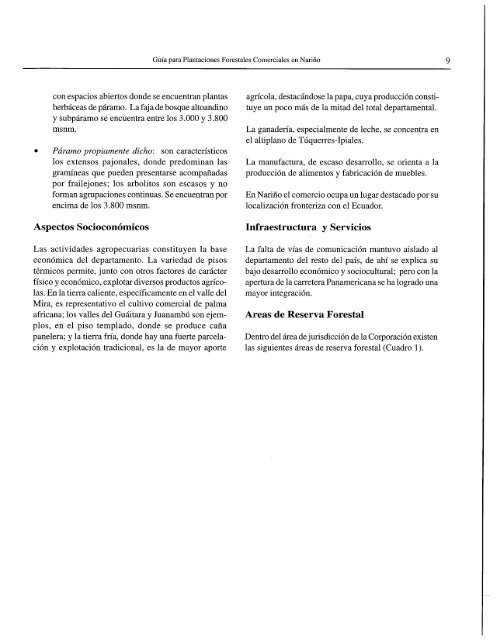 Guia para Plantaciones Forestales Comerciales: NariÃ±o - ITTO