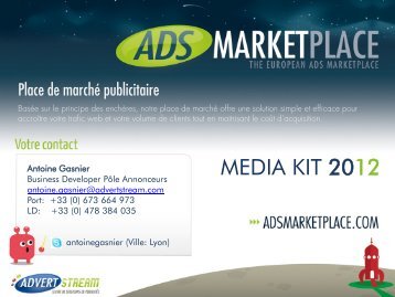 Kit Média Annonceur 2012 disponible - Advertstream