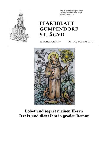 Juni 2011 - Die Homepage der Pfarre Gumpendorf St. Ägyd