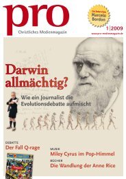Darwin allmächtig? - Medienmagazin pro