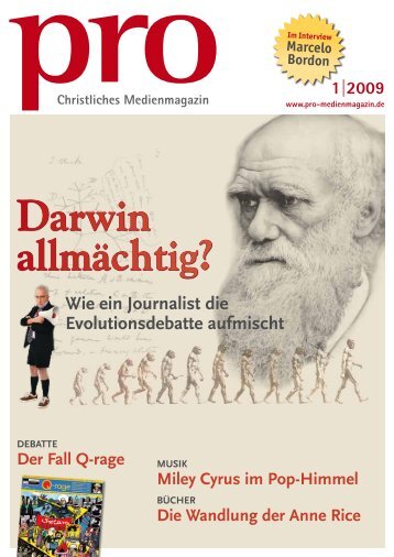 Darwin allmächtig? - Medienmagazin pro