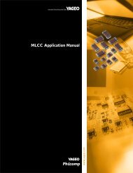 MLCC Application Manual - Yageo