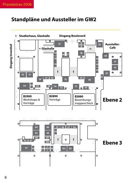 Praxisbörse 2008 - UniTransfer - Universität Bremen