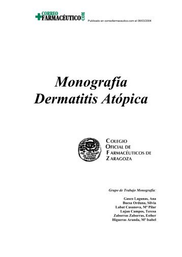 MonografÃ­a Dermatitis AtÃ³pica - Maternum