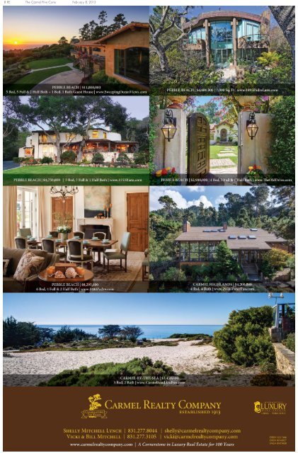 Carmel Pine Cone, February 8, 2013 (real estate) - The Carmel Pine ...