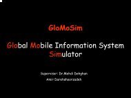 GloMoSim Global Mobile Information System Simulator - UPC