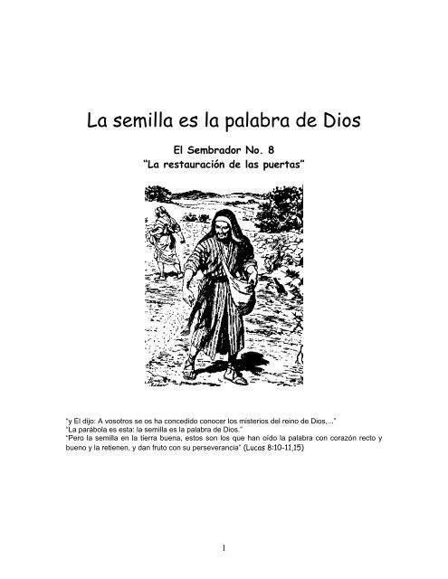 La restauracion de las puertas.pdf - IGLESIA DE CRISTO ...