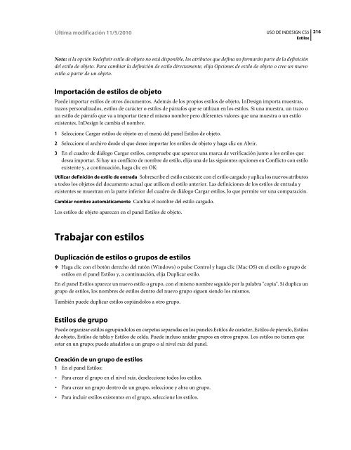 Descargar Adobe Indesign CS5 2 - Mundo Manuales