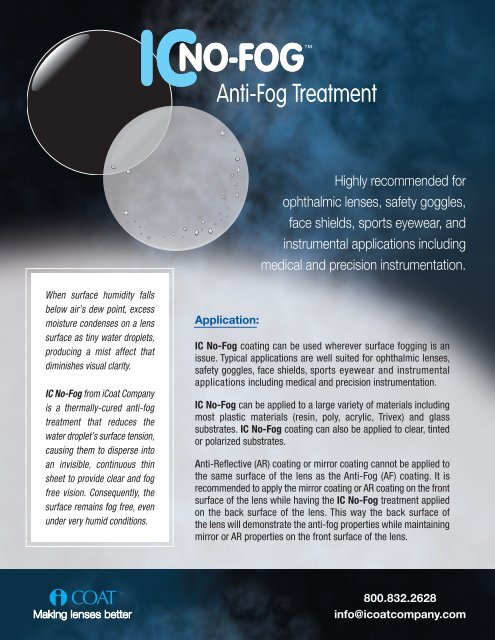 No-Fog Flyer_Final_Layout 1 - Rite-Style Optical Co.
