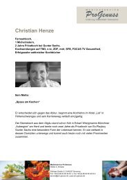 Christian Henze - Medienservice ProGenuss