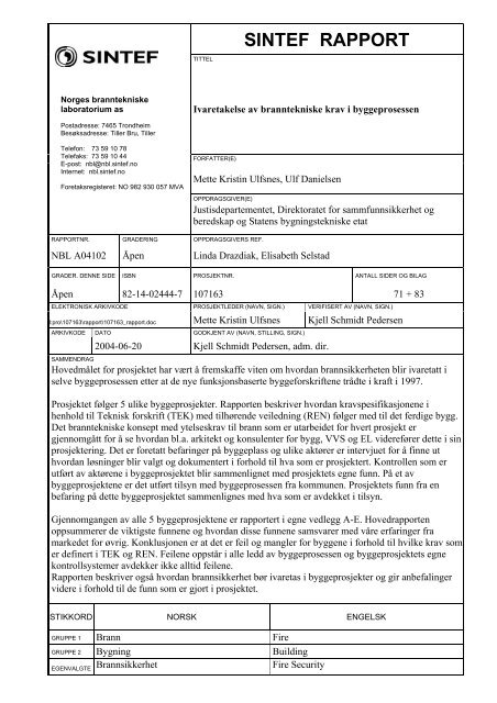 Last ned PDF - Direktoratet for samfunnssikkerhet og beredskap