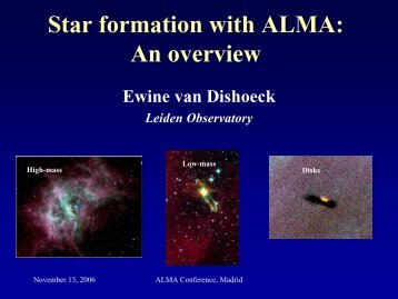 Star formation with ALMA: An overview