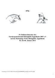 Programmheft (0,4 MB, pdf) - Reitanlage Wolf in Eppelheim