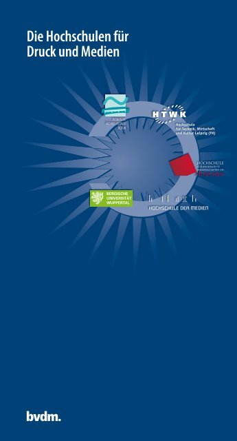 Die Hochschulen für Druck und Medien - Verband Druck und Medien