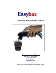 Software and Hardware Manual - Easybar Beverage Management ...