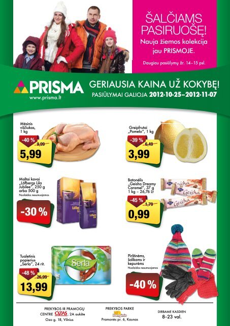 ParsisiÅ³sti pasiÅ«lymus PDF formatu - Prisma