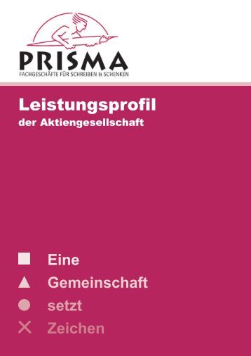 Eine Gemeinschaft setzt Zeichen - Prisma