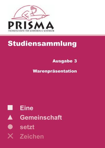 Eine Gemeinschaft setzt Zeichen - Prisma