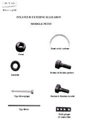 fixateur externe illizarov modele petit - Ortho Process Europe