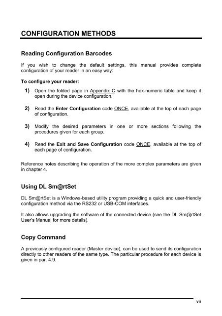 Datalogic Heron Software Configuration Manual - The Barcode ...