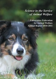 2010-2011 Annual Report - Universities Federation for Animal Welfare