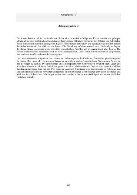 Jahrgangsstufe 3 - ISB