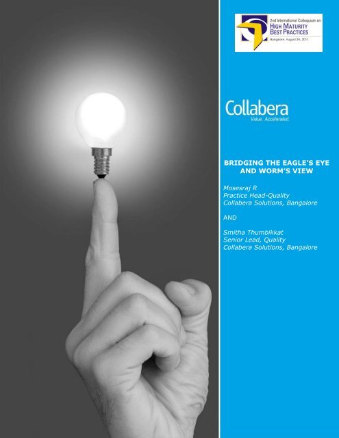 BRIDGING THE EAGLE'S EYE AND WORM'S VIEW - Collabera