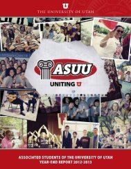 ASUU - Student Affairs - University of Utah