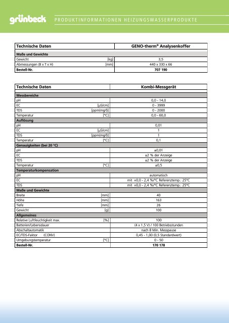 GENO-therm® Koffer Premium und Basic - K. M. G.-gmbh