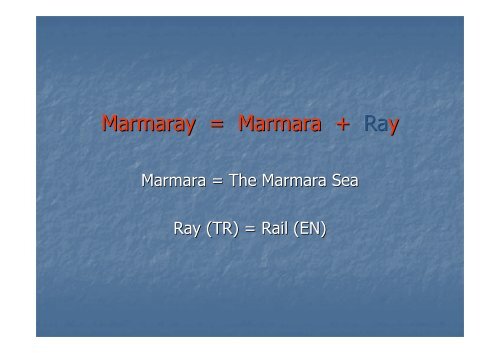 The Marmaray Project - Dispute Resolution Board Foundation
