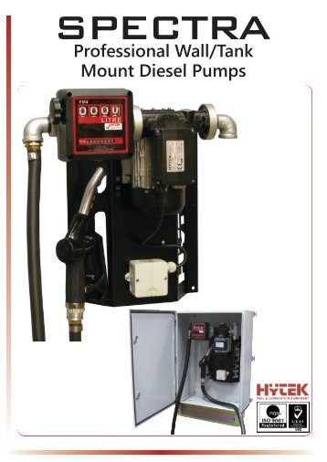 Professional Wall/Tank Mount Diesel Pumps - Hytek