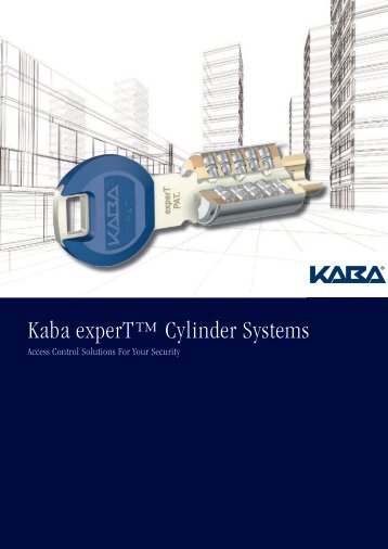 Kaba experT Key Systems Brochure - Kaba Australia